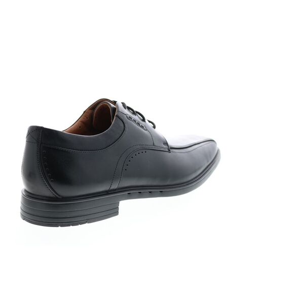 Clarks Mens Un Kenneth Bicycle Toe Oxford Black Shoes (NWT) - Picture 7 of 7